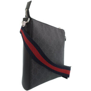 Gucci Crossbody Supreme Messenger Shoulder Black GG Bag